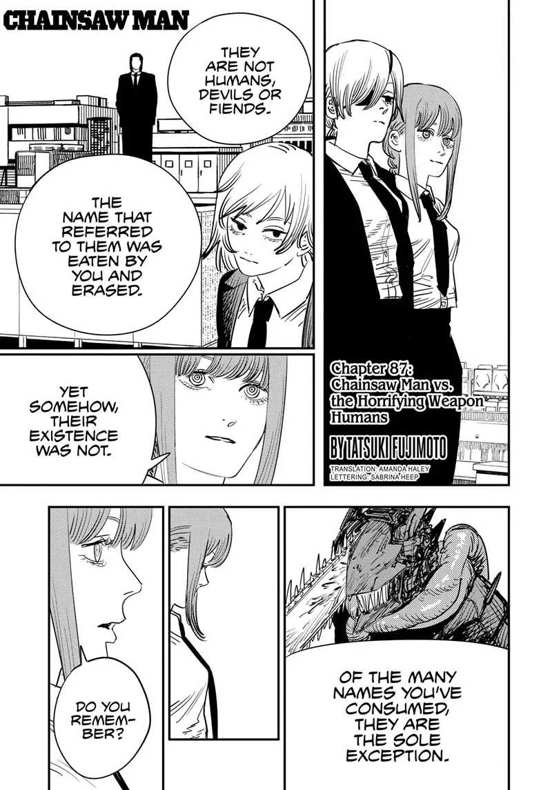 Chainsaw Man Manga β Chapter 87 β Page 1