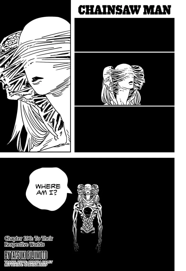 Chainsaw Man Manga β Chapter 190 β Page 1