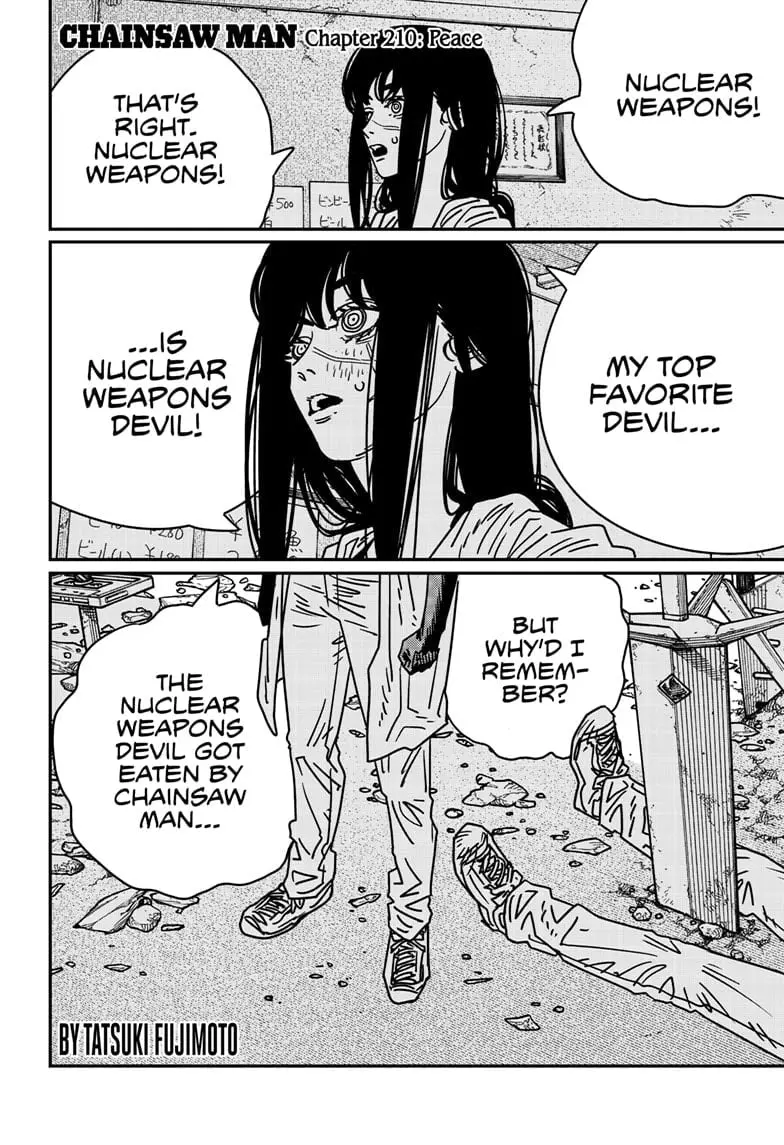Chainsaw Man Manga — Chapter 210 — Page 1