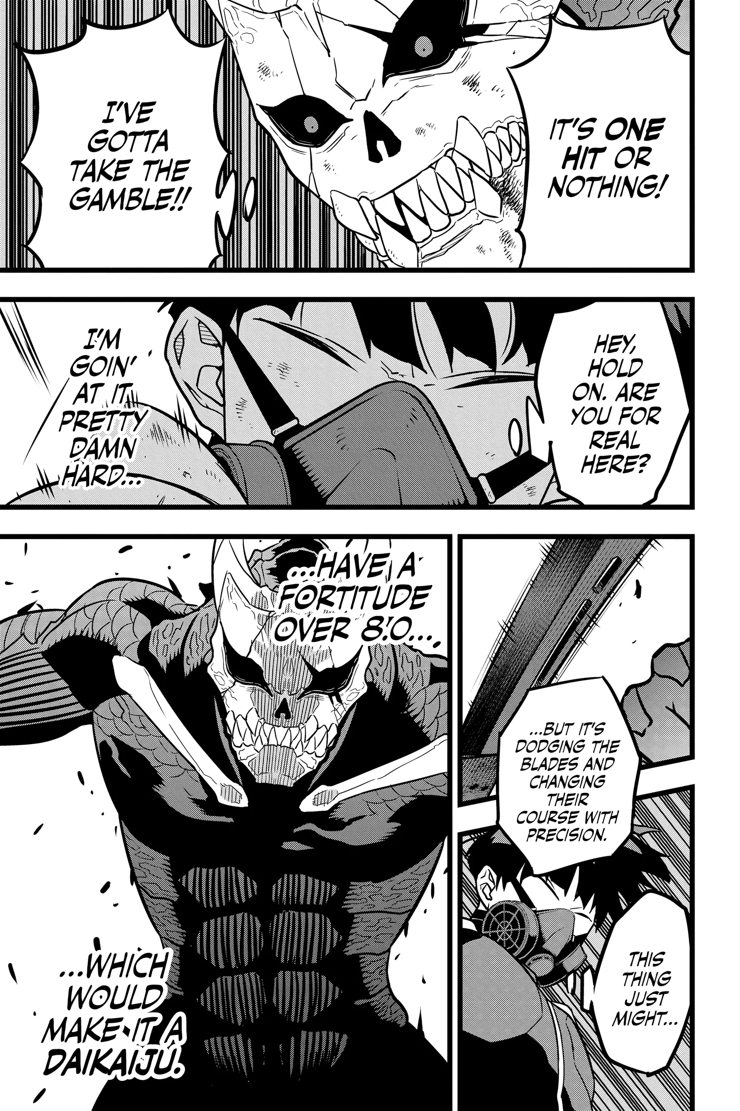 Kaiju No 8 Manga — Chapter Vol 3 — Page 53
