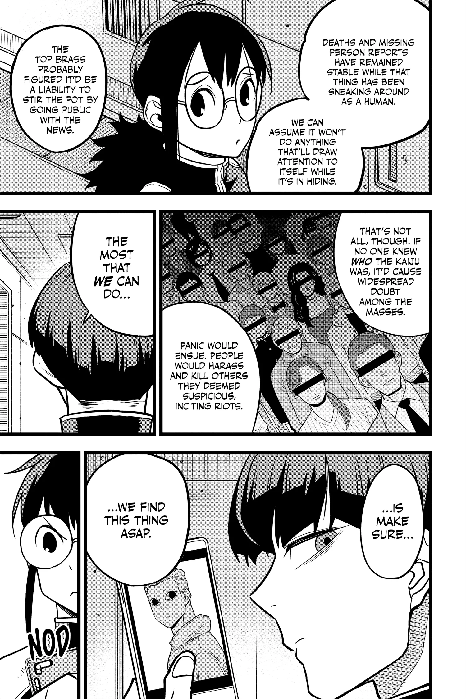 Kaiju No 8 Manga — Chapter Vol 3 — Page 74