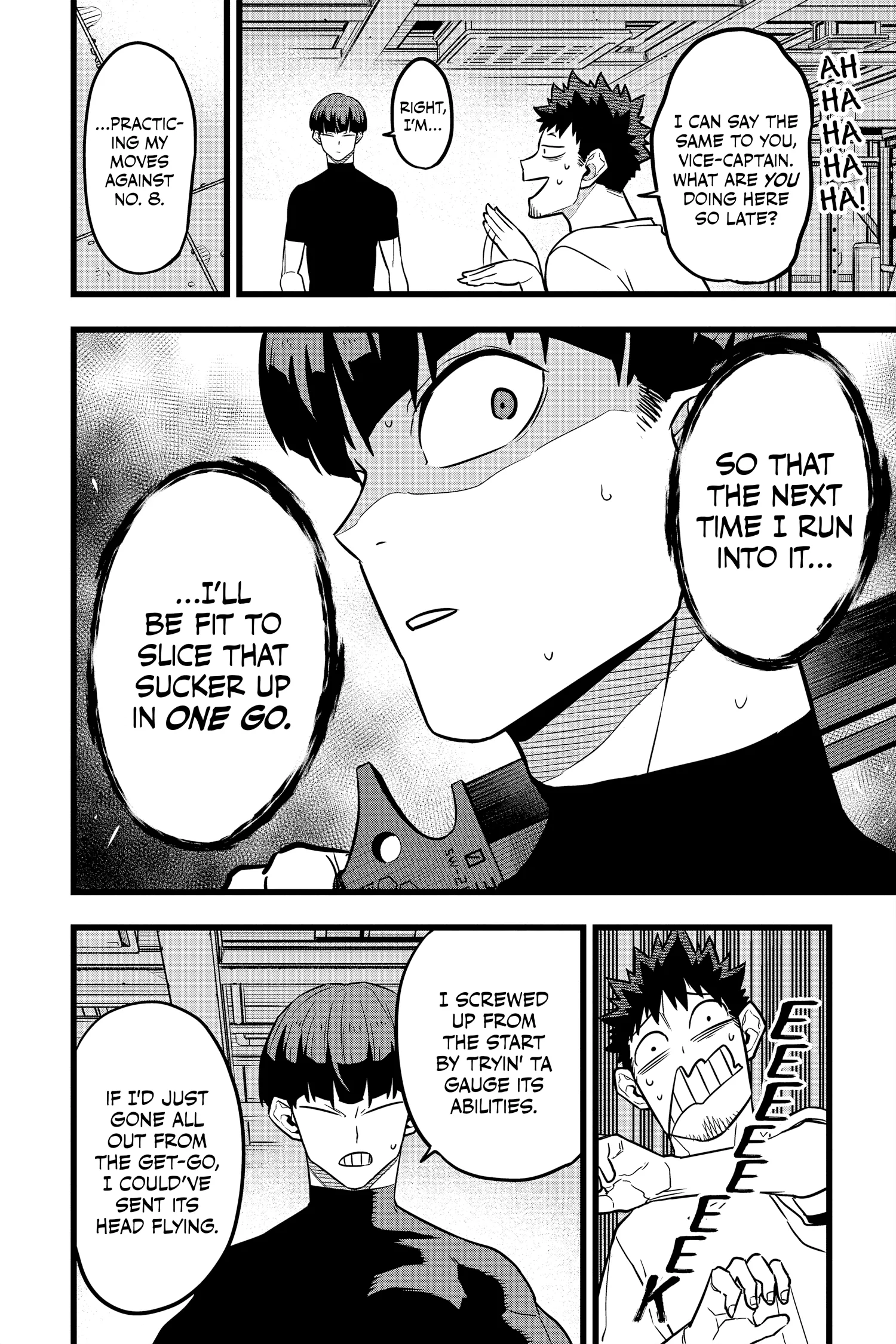 Kaiju No 8 Manga — Chapter Vol 3 — Page 111