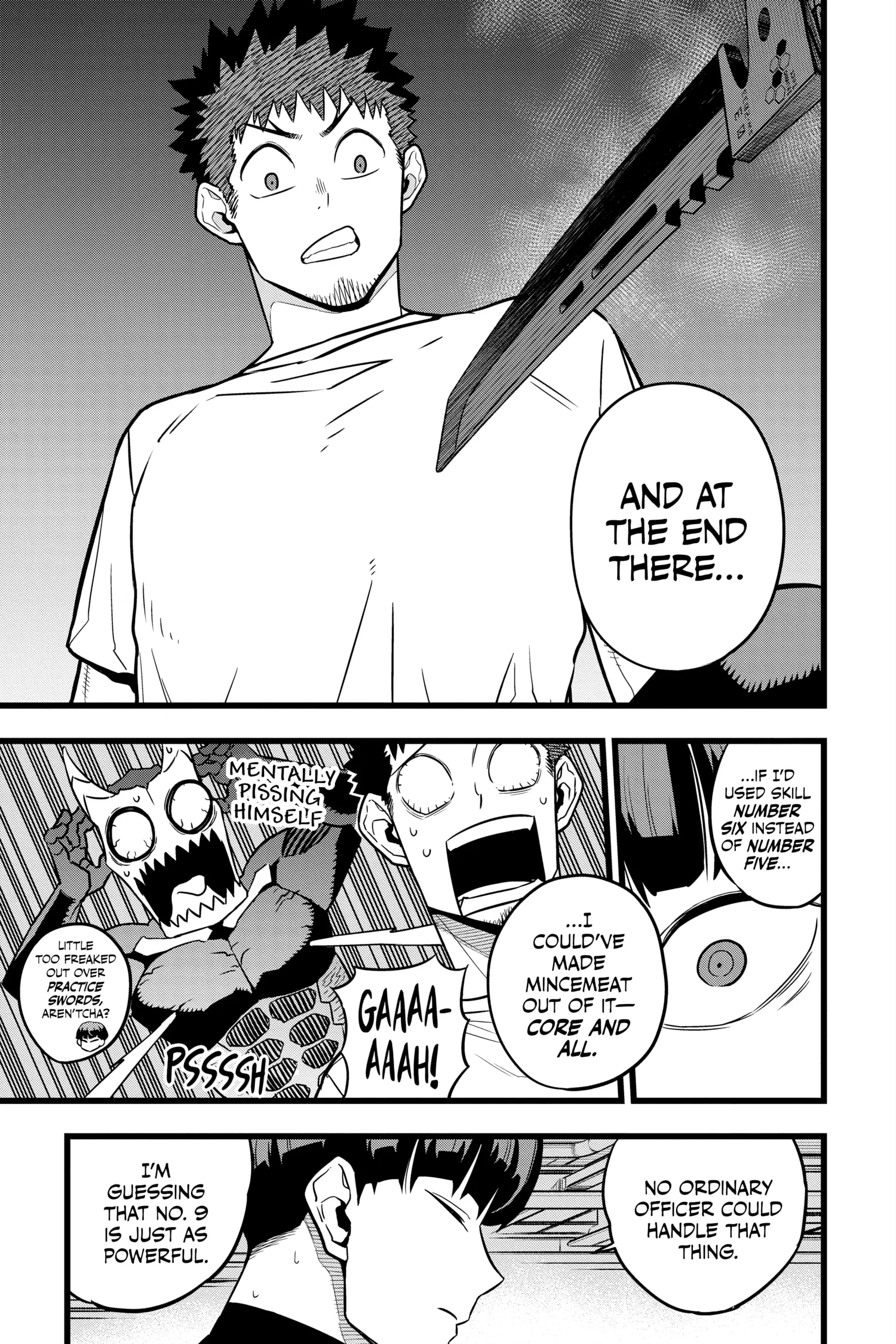 Kaiju No 8 Manga — Chapter Vol 3 — Page 112