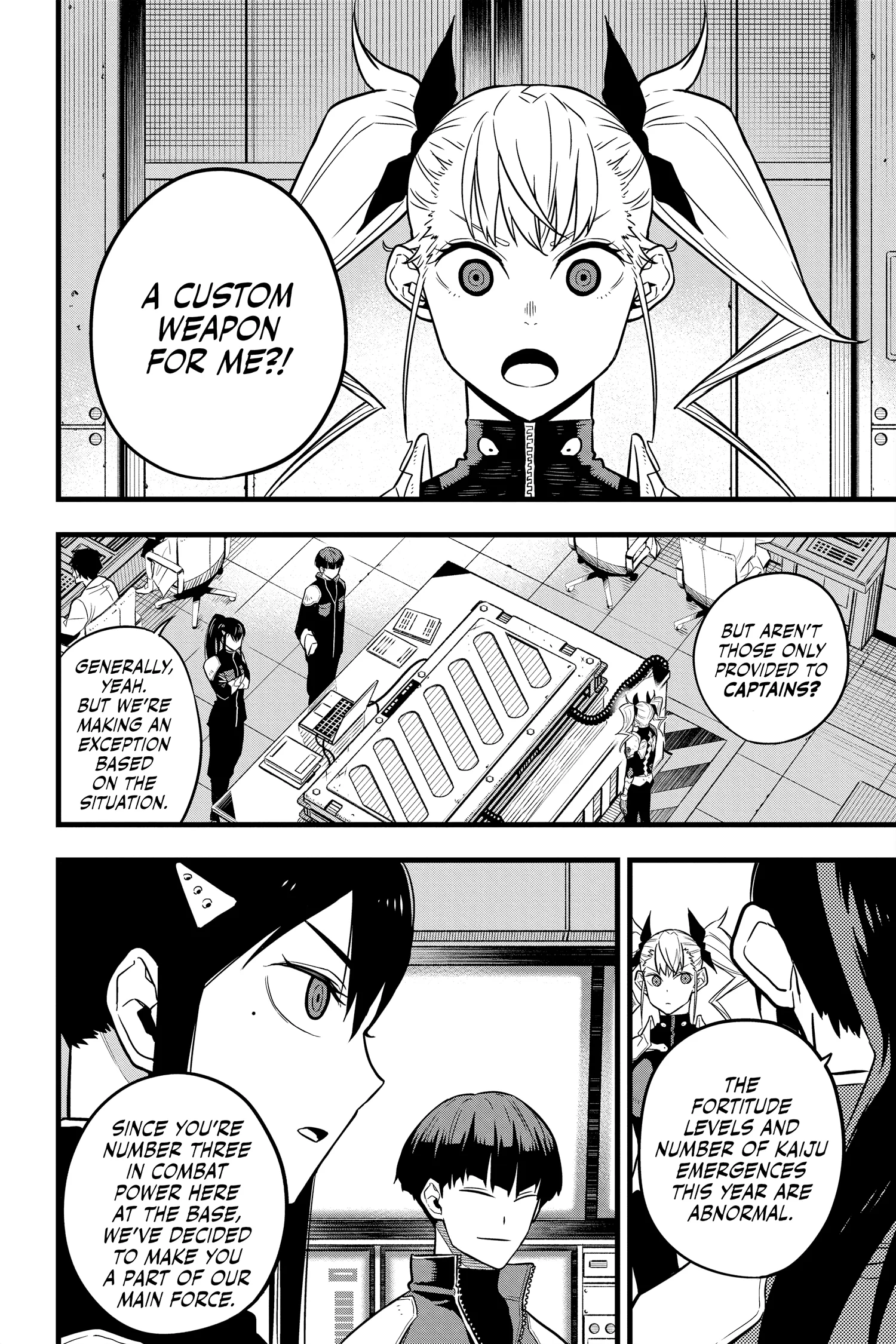 Kaiju No 8 Manga — Chapter Vol 3 — Page 159