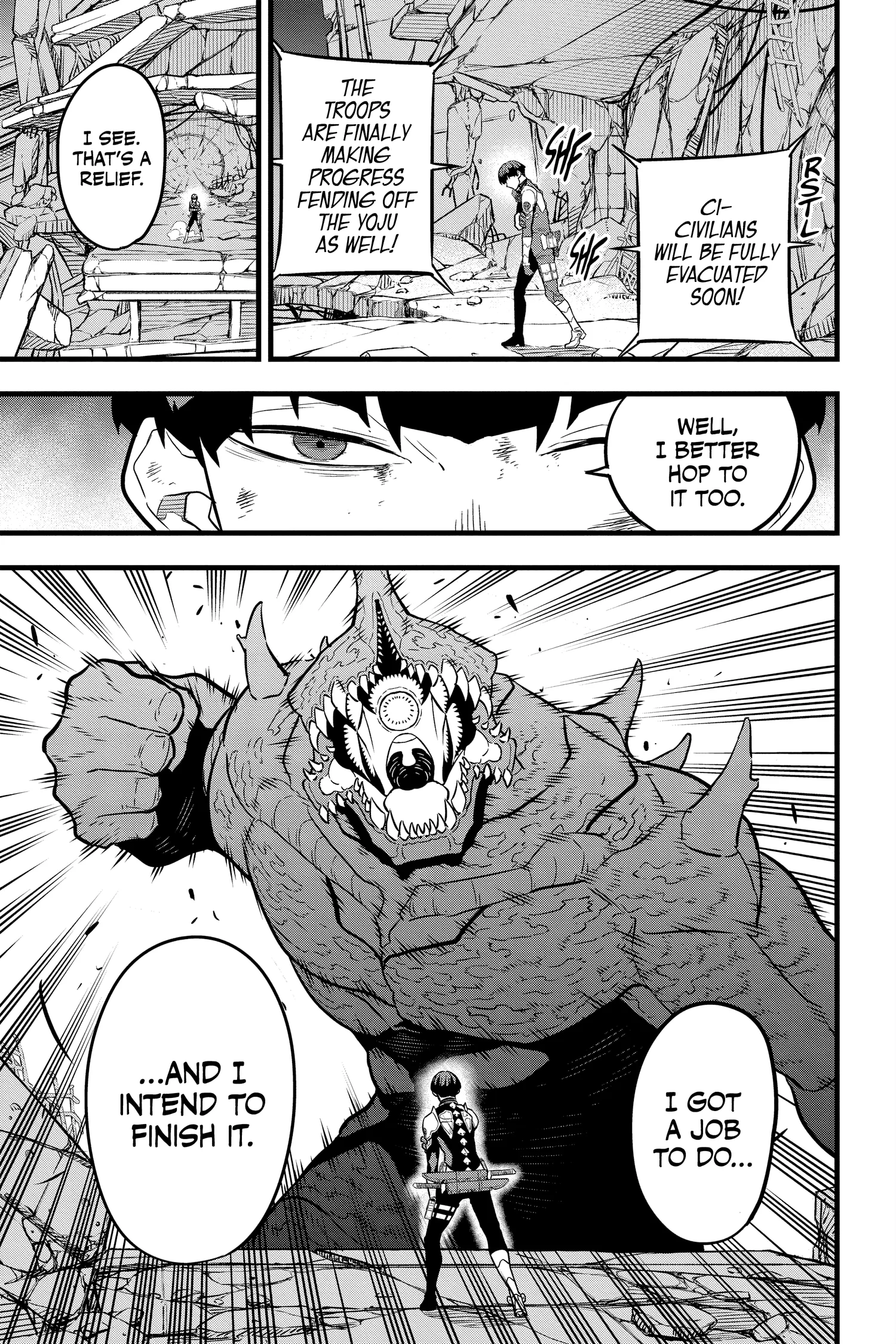 Kaiju No 8 Manga β Chapter Vol 4 β Page 46