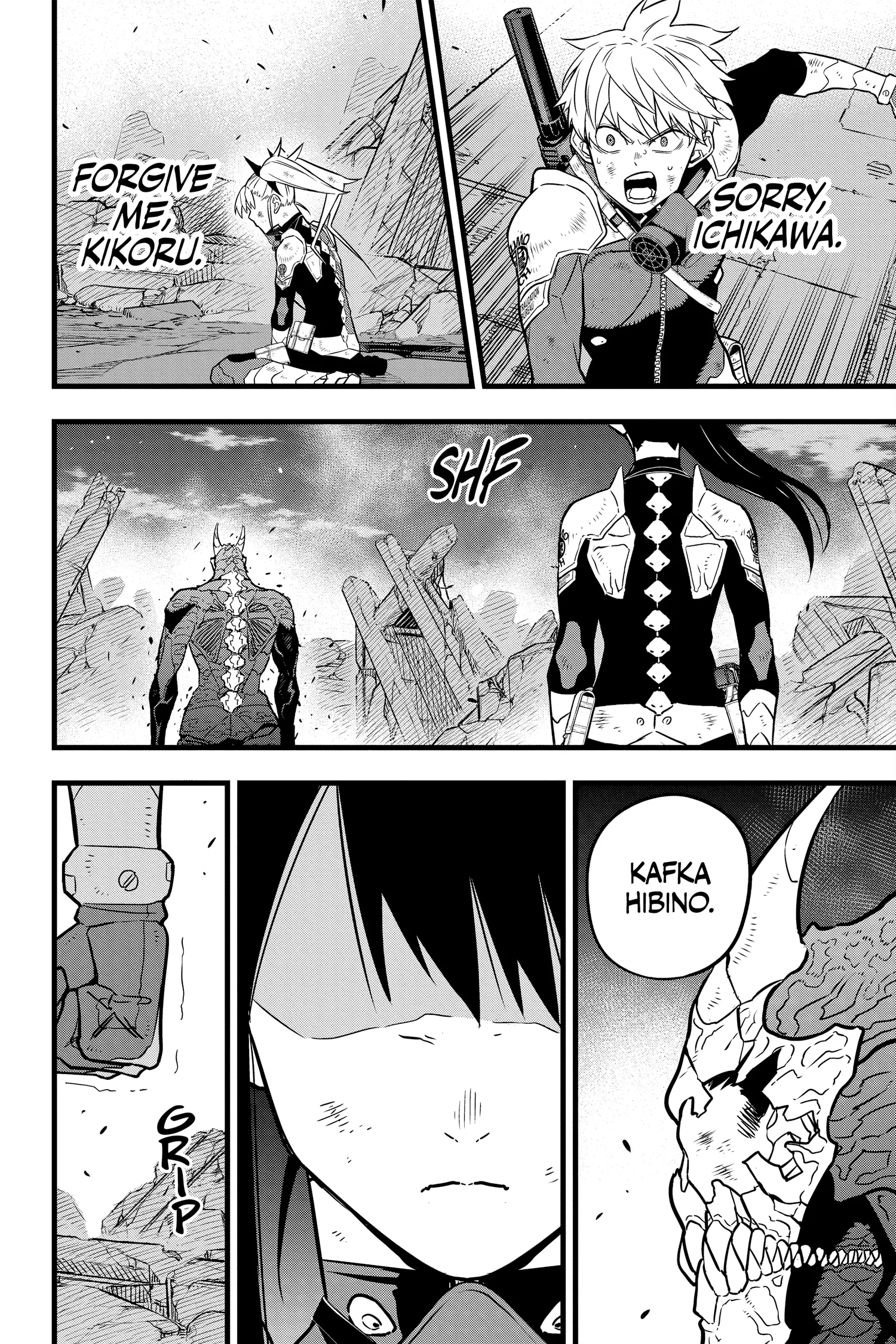 Kaiju No 8 Manga β Chapter Vol 4 β Page 112