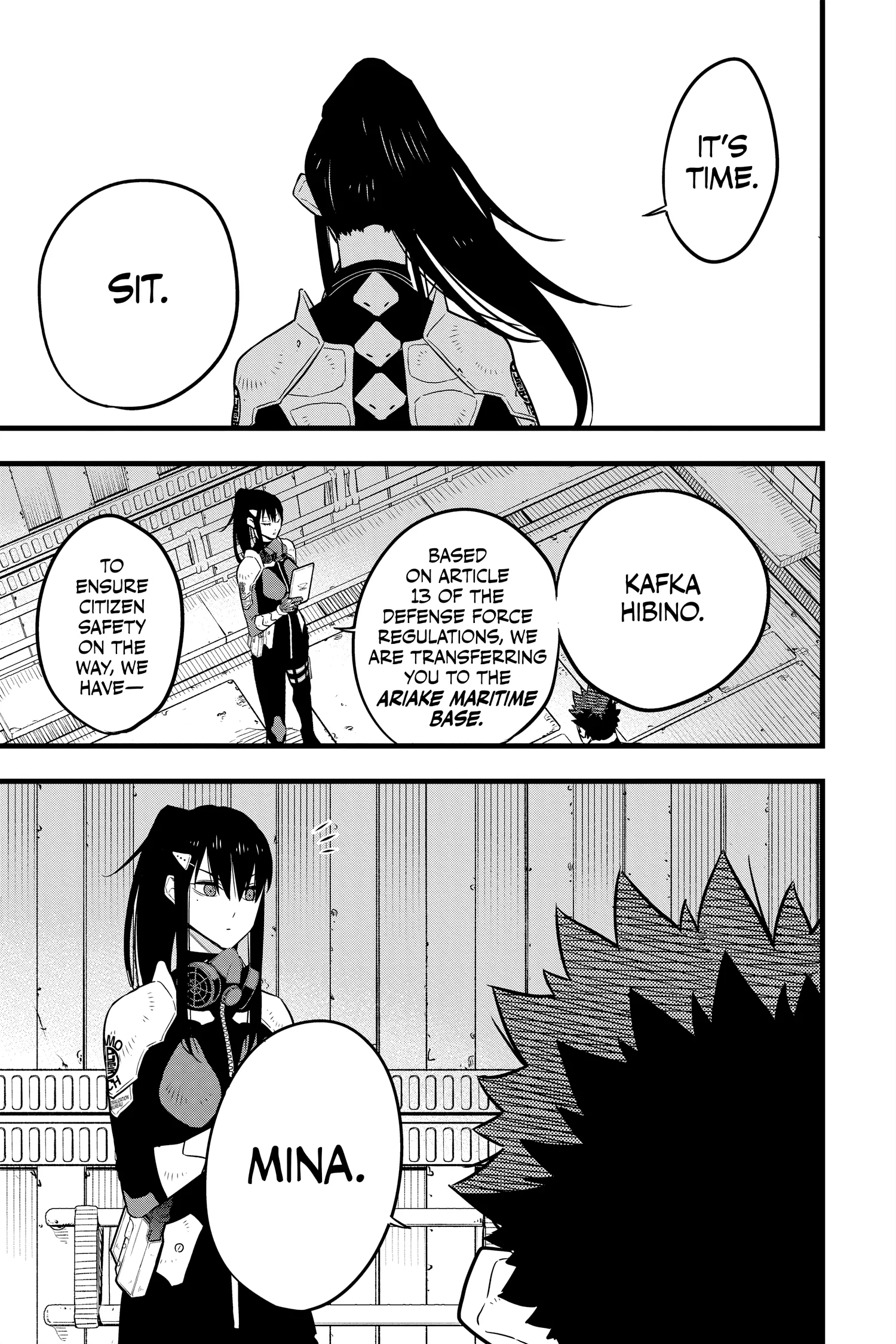 Kaiju No 8 Manga β Chapter Vol 4 β Page 132