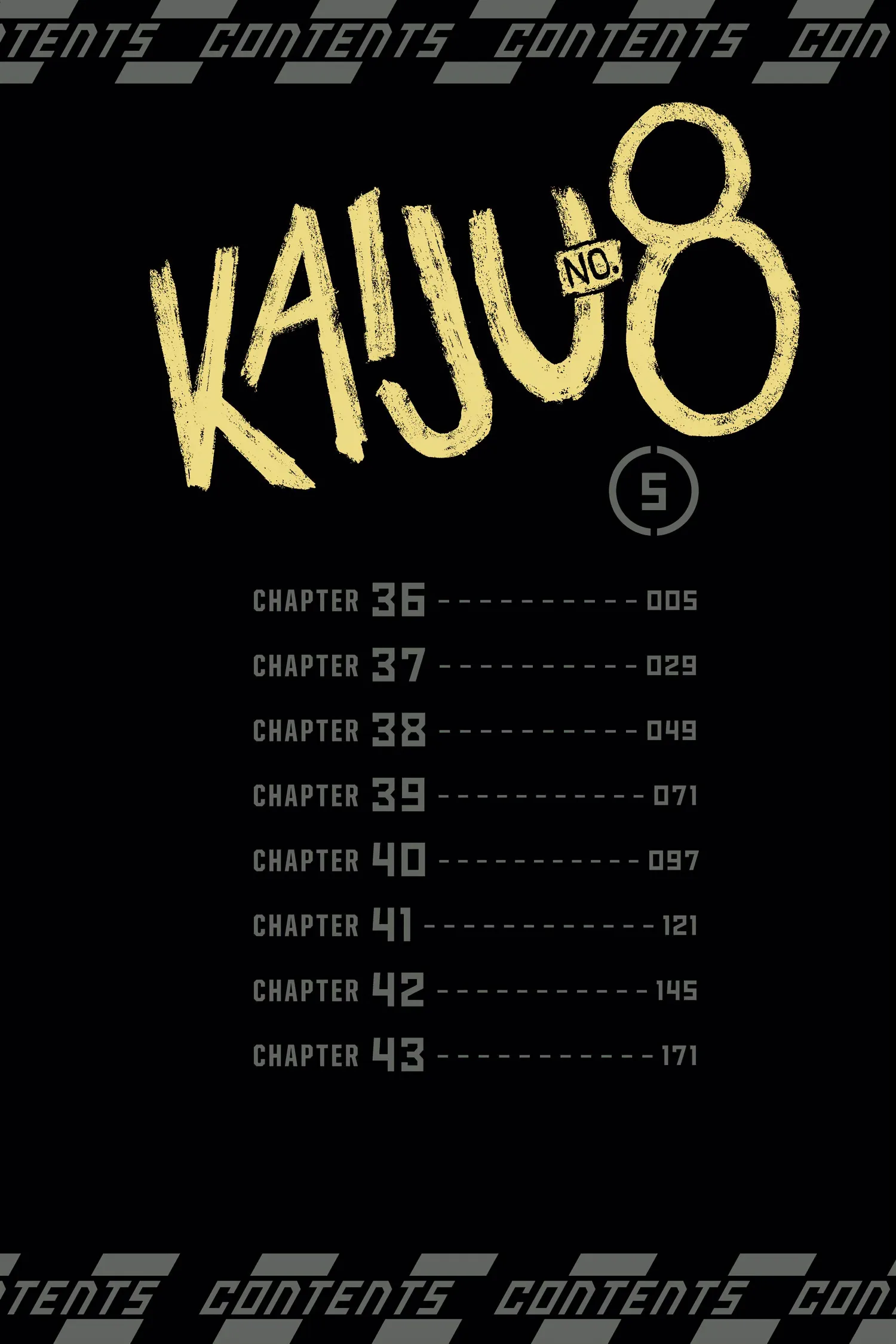 Kaiju No 8 Manga β Chapter Vol 5 β Page 4