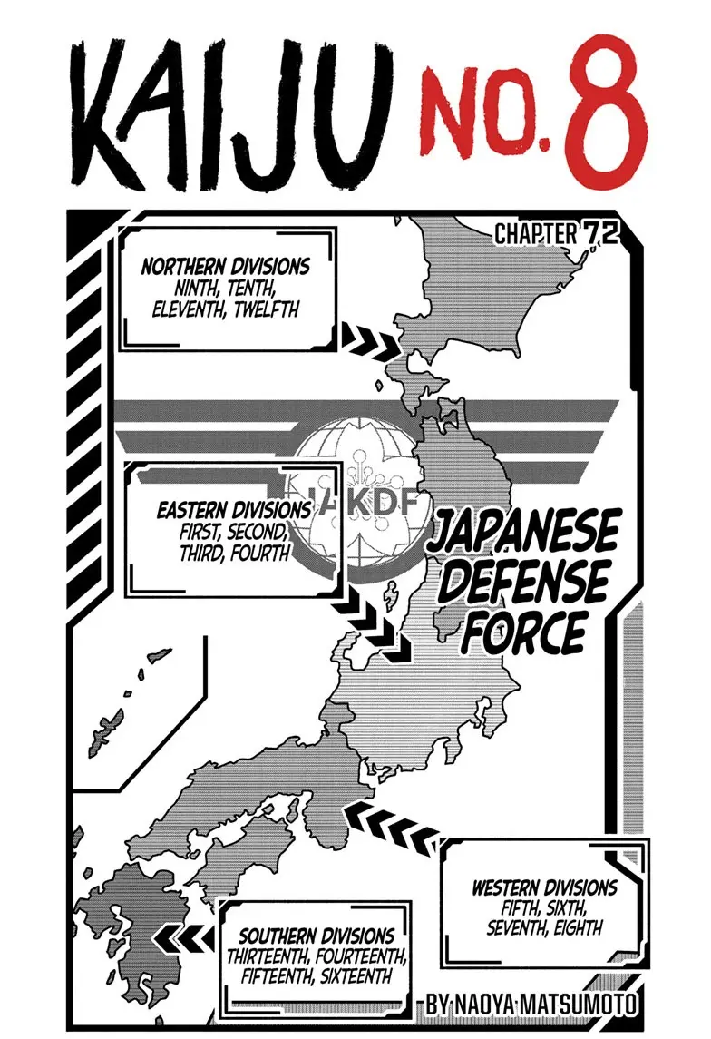 Kaiju No 8 Manga — Chapter 72 — Page 1