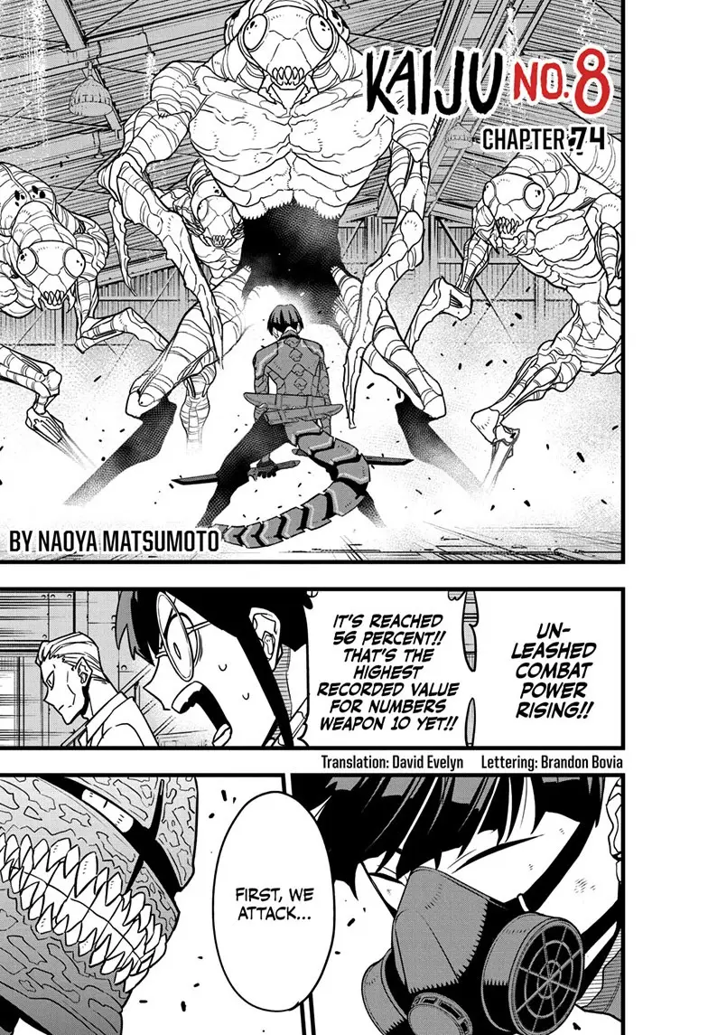 Kaiju No 8 Manga β Chapter 74 β Page 1
