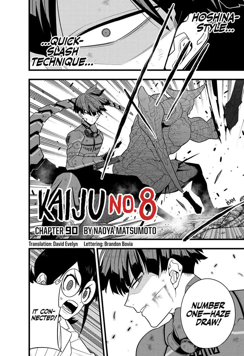 Kaiju No 8 Manga — Chapter 90 — Page 2