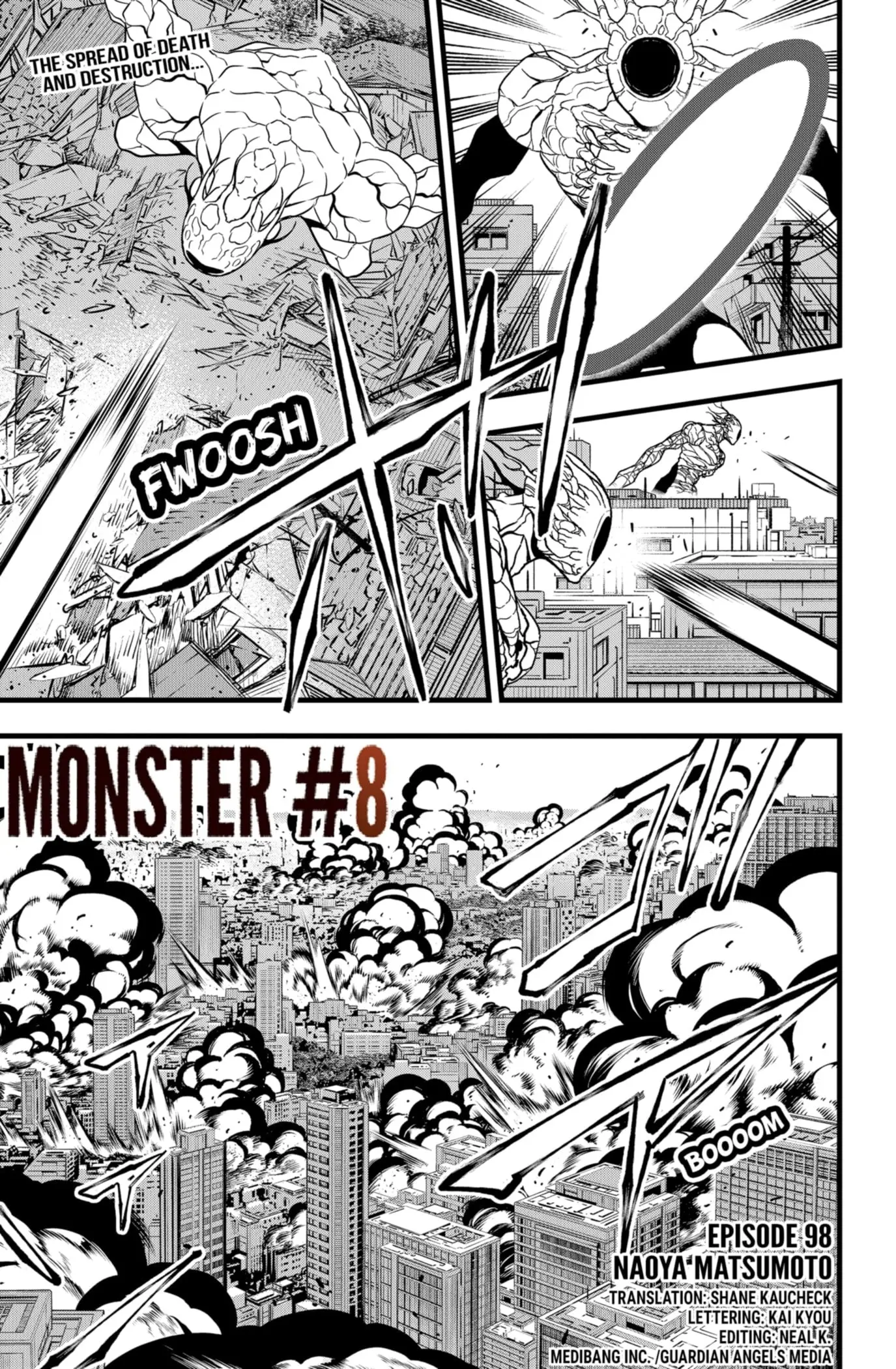 Kaiju No 8 Manga β Chapter 98 β Page 1