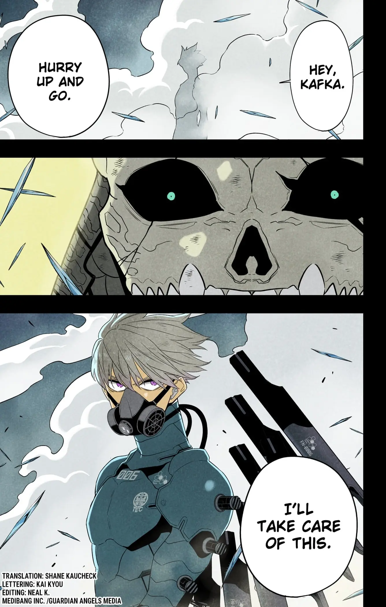 Kaiju No 8 Manga β Chapter 100 β Page 1