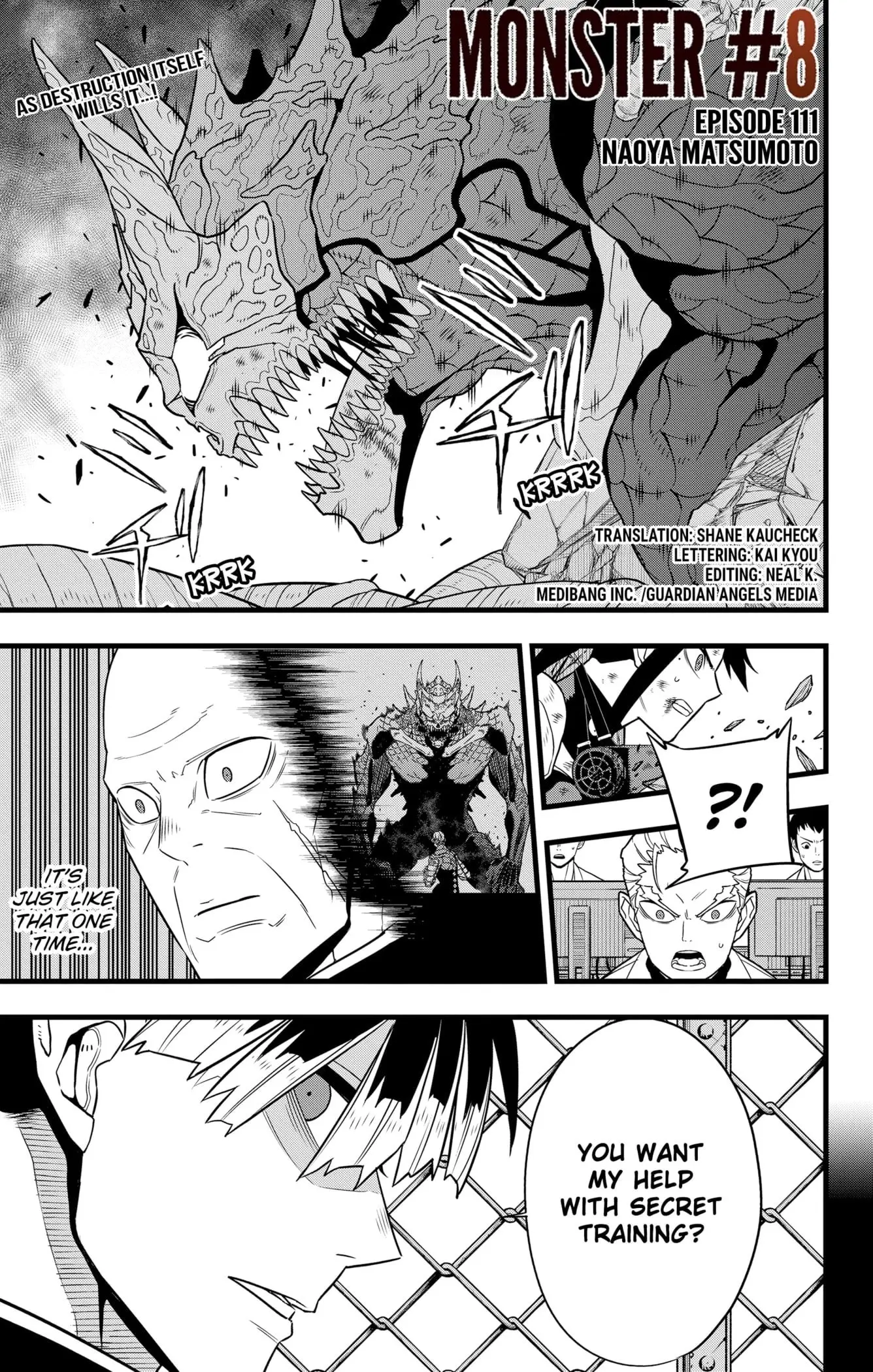 Kaiju No 8 Manga β Chapter 111 β Page 1