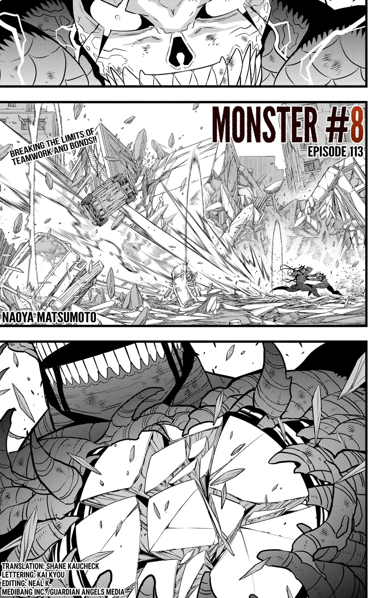 Kaiju No 8 Manga β Chapter 113 β Page 1