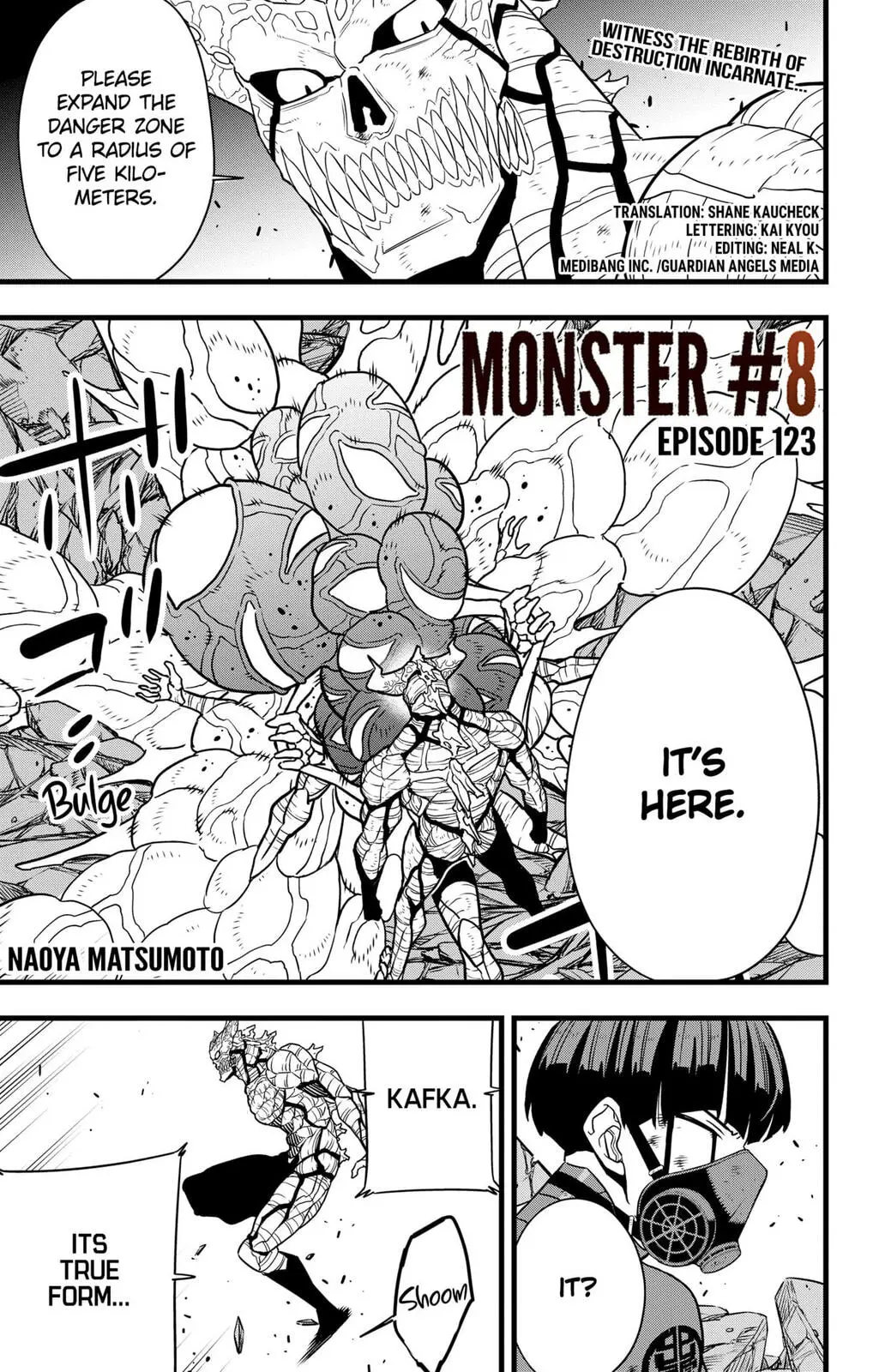 Kaiju No 8 Manga β Chapter 123 β Page 1