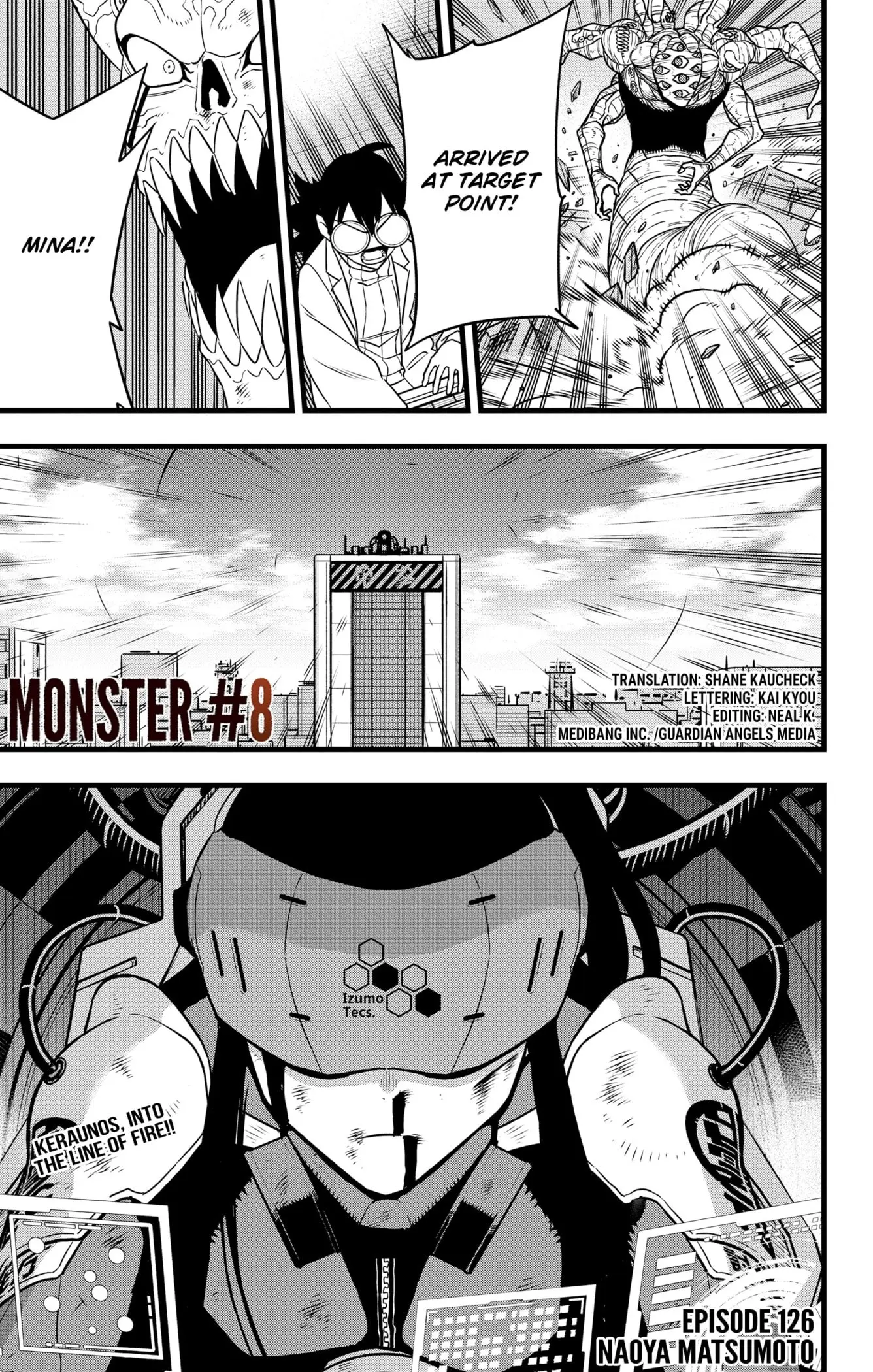 Kaiju No 8 Manga β Chapter 126 β Page 1