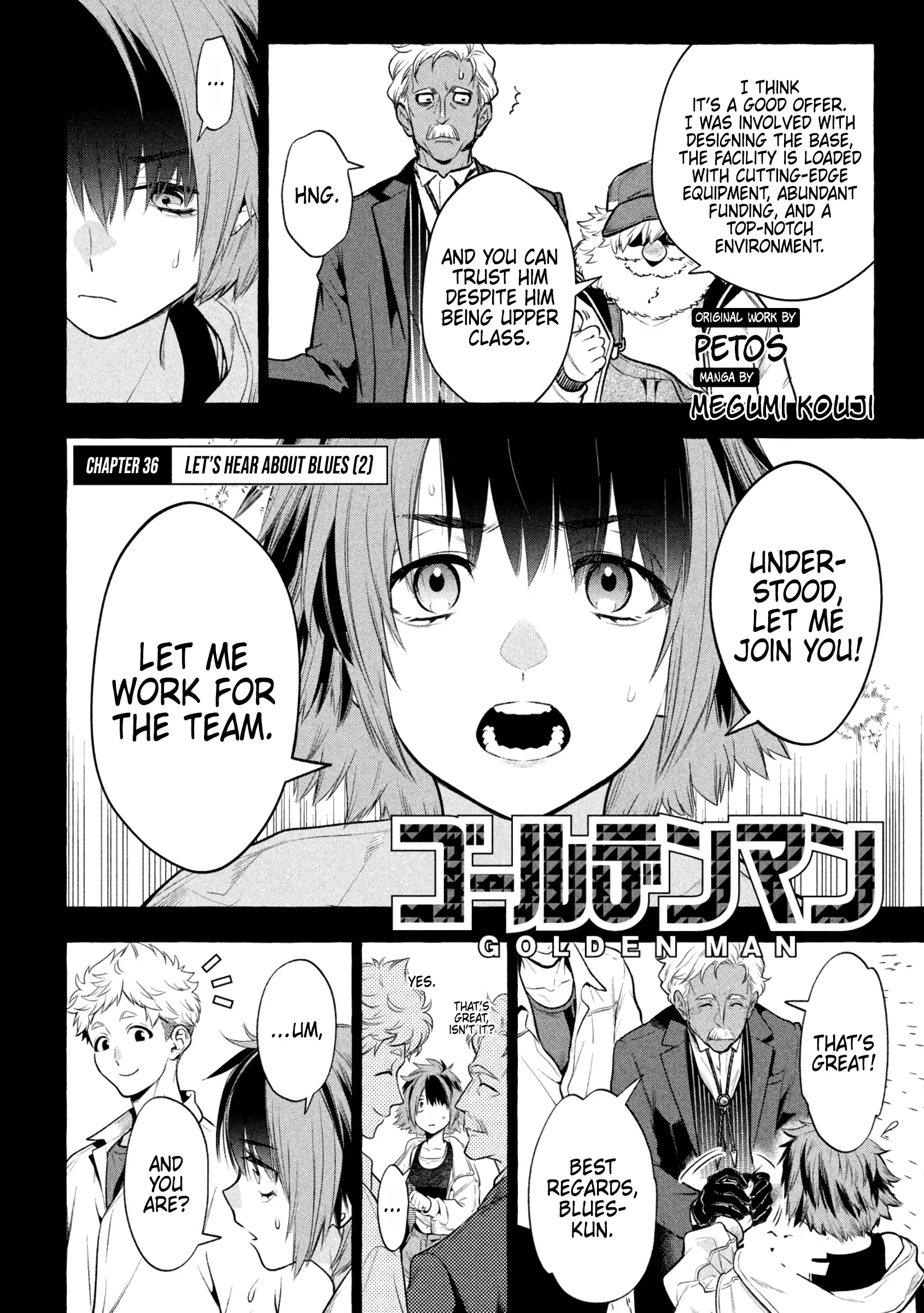 GOLDEN MAN Manga β Chapter 36 β Page 2