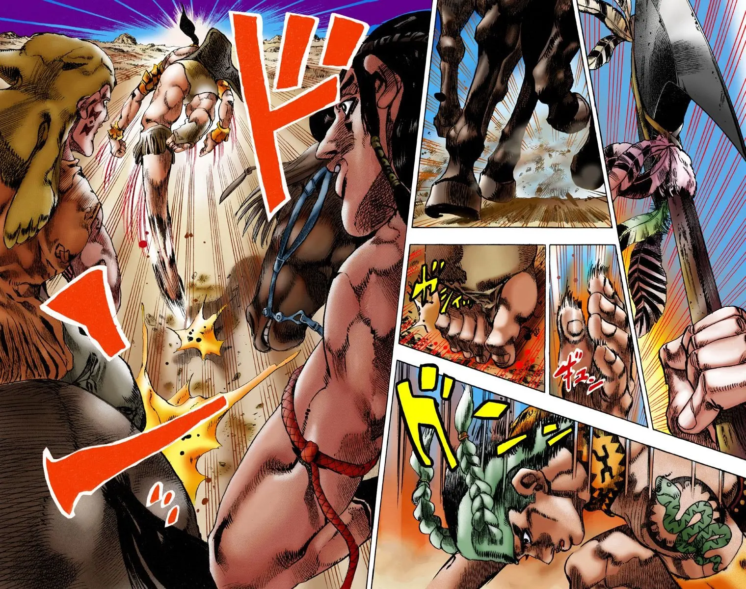 JoJo's Bizarre Adventure Steel Ball Run Colored Manga — Chapter 1 — Page 6