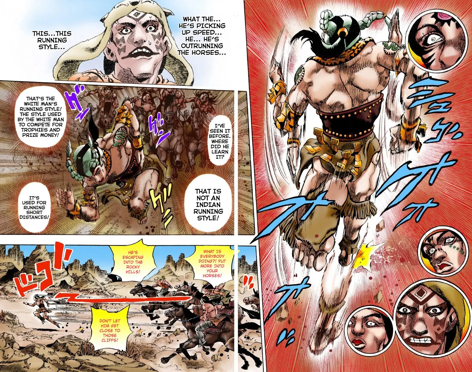 JoJo's Bizarre Adventure Steel Ball Run Colored Manga — Chapter 1 — Page 7