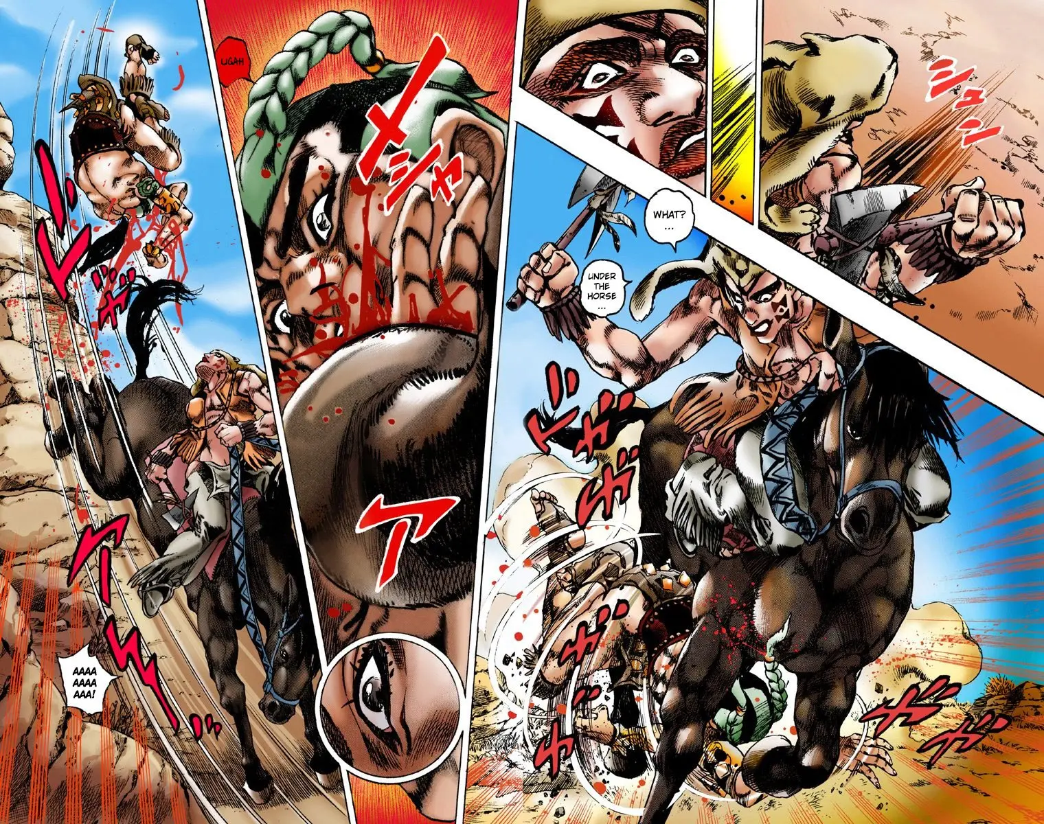 JoJo's Bizarre Adventure Steel Ball Run Colored Manga — Chapter 1 — Page 9