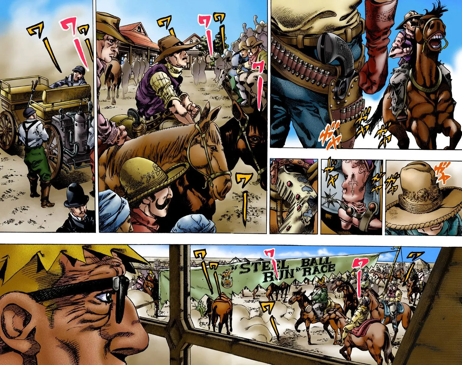 JoJo's Bizarre Adventure Steel Ball Run Colored Manga — Chapter 1 — Page 26