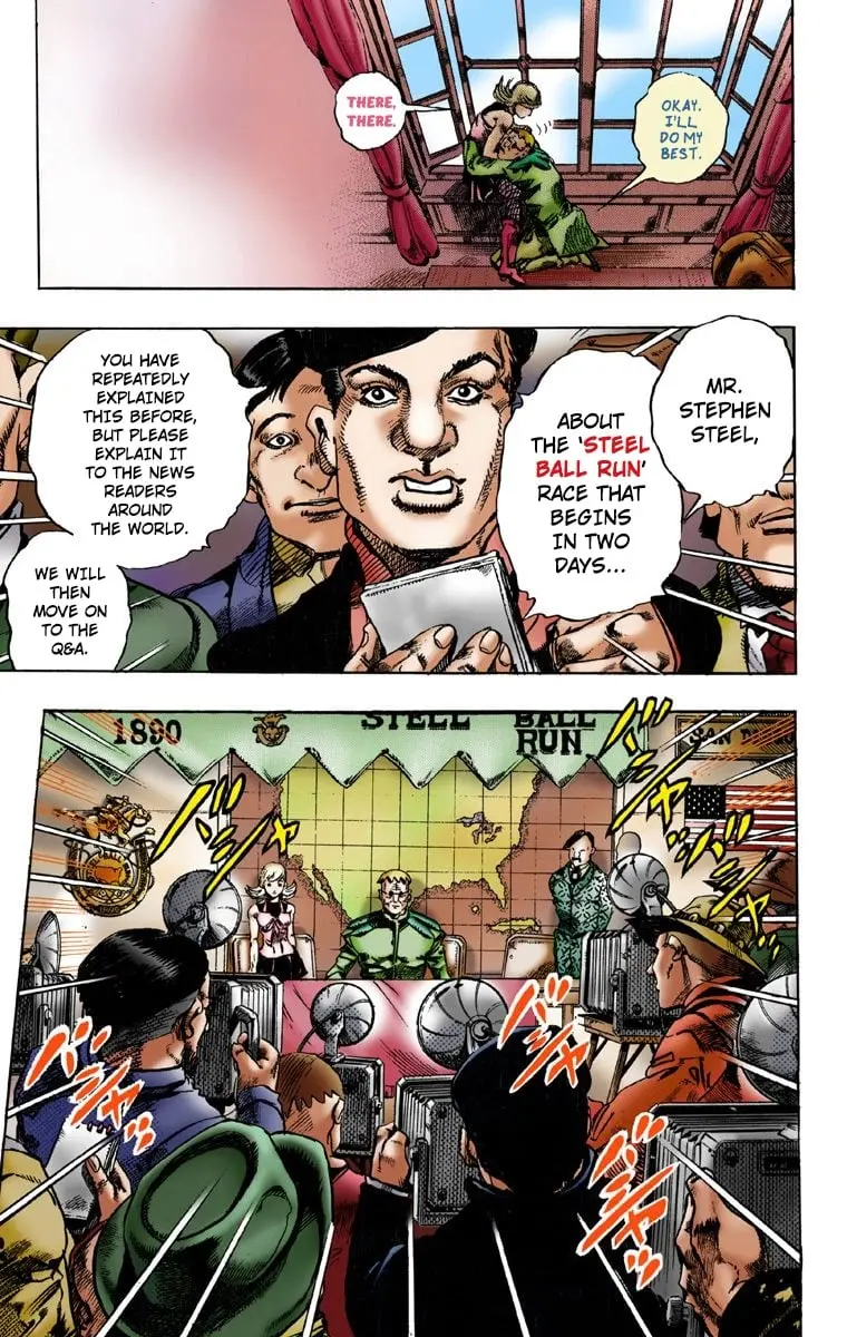 JoJo's Bizarre Adventure Steel Ball Run Colored Manga — Chapter 1 — Page 28