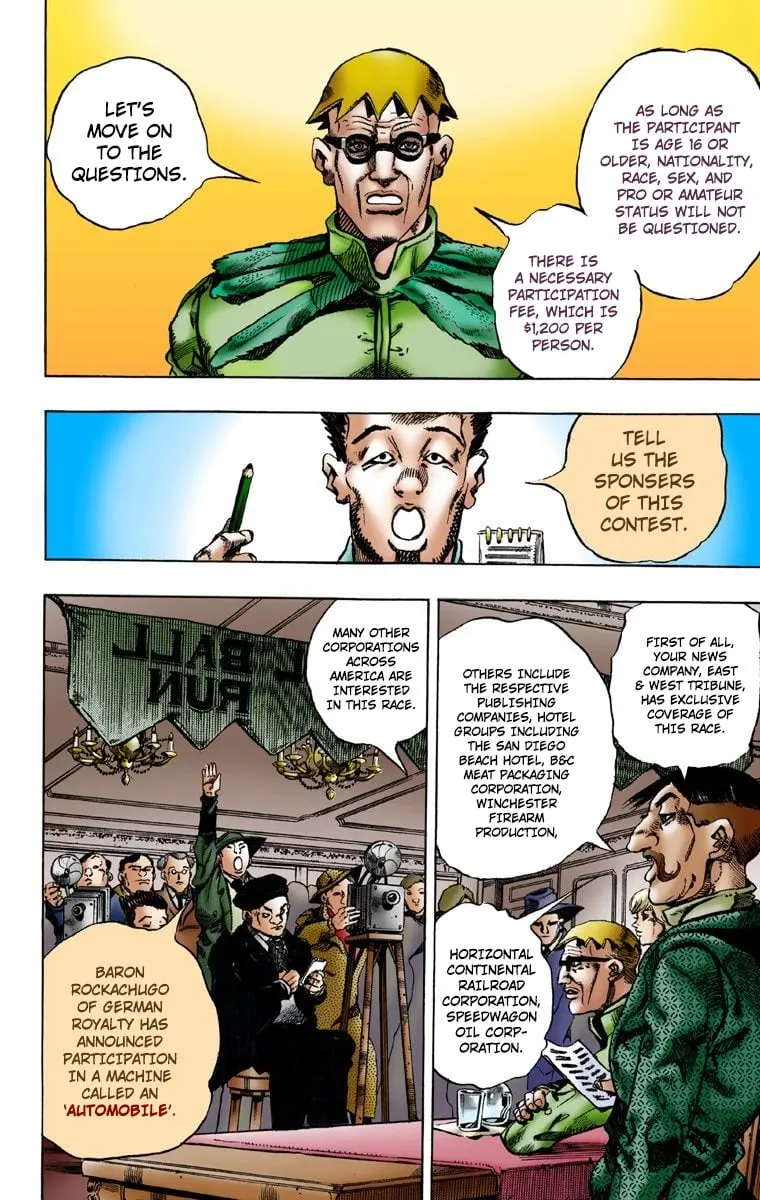 JoJo's Bizarre Adventure Steel Ball Run Colored Manga — Chapter 1 — Page 30
