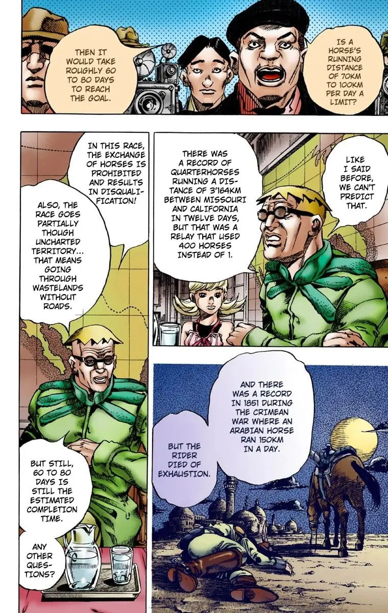 JoJo's Bizarre Adventure Steel Ball Run Colored Manga — Chapter 1 — Page 32