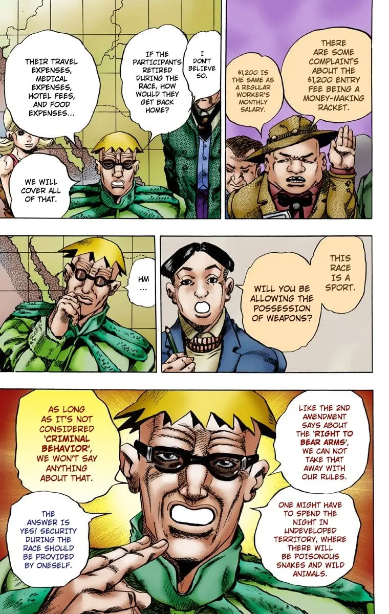 JoJo's Bizarre Adventure Steel Ball Run Colored Manga — Chapter 1 — Page 33