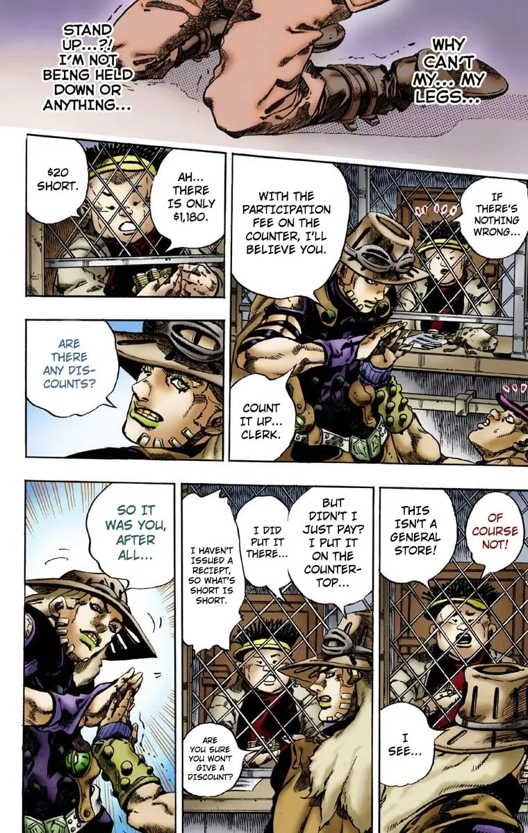 JoJo's Bizarre Adventure Steel Ball Run Colored Manga — Chapter 1 — Page 44