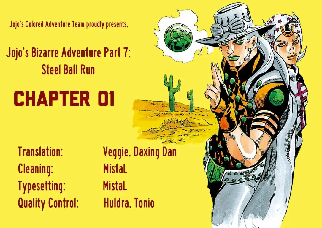 JoJo's Bizarre Adventure Steel Ball Run Colored Manga — Chapter 1 — Page 46
