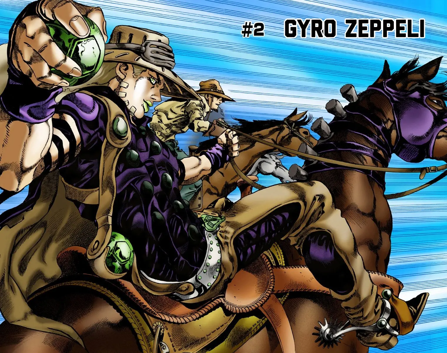 JoJo's Bizarre Adventure Steel Ball Run Colored Manga β Chapter 2 β Page 3