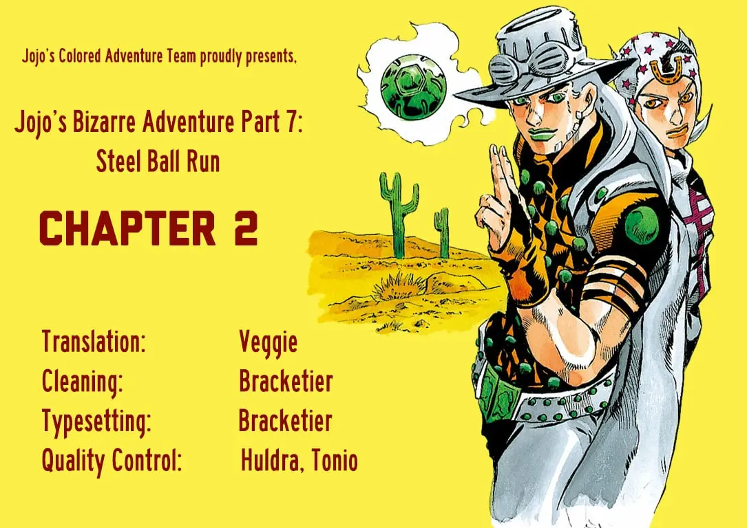 JoJo's Bizarre Adventure Steel Ball Run Colored Manga β Chapter 2 β Page 29