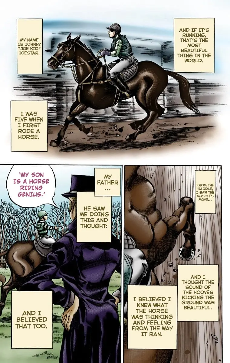 JoJo's Bizarre Adventure Steel Ball Run Colored Manga β Chapter 3 β Page 4
