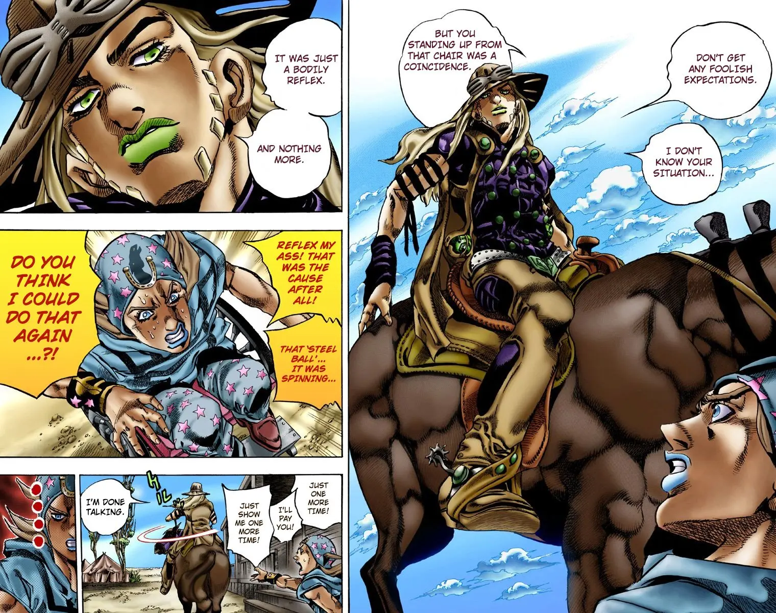 JoJo's Bizarre Adventure Steel Ball Run Colored Manga β Chapter 3 β Page 25