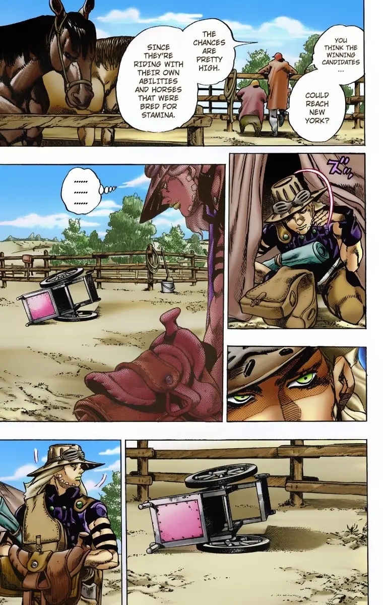 JoJo's Bizarre Adventure Steel Ball Run Colored Manga — Chapter 4 — Page 4