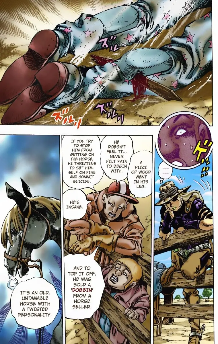 JoJo's Bizarre Adventure Steel Ball Run Colored Manga — Chapter 4 — Page 8