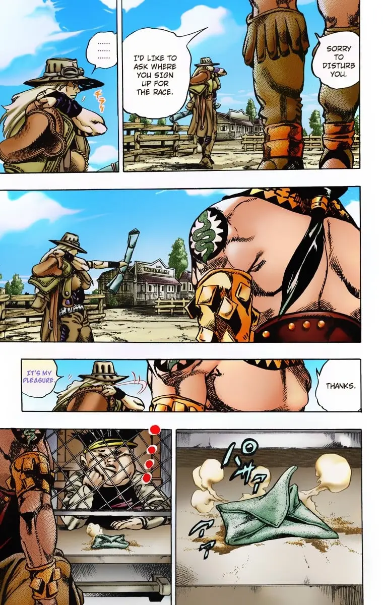 JoJo's Bizarre Adventure Steel Ball Run Colored Manga — Chapter 4 — Page 12