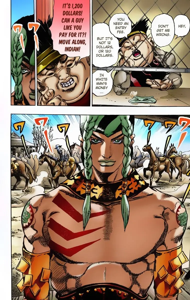 JoJo's Bizarre Adventure Steel Ball Run Colored Manga — Chapter 4 — Page 13