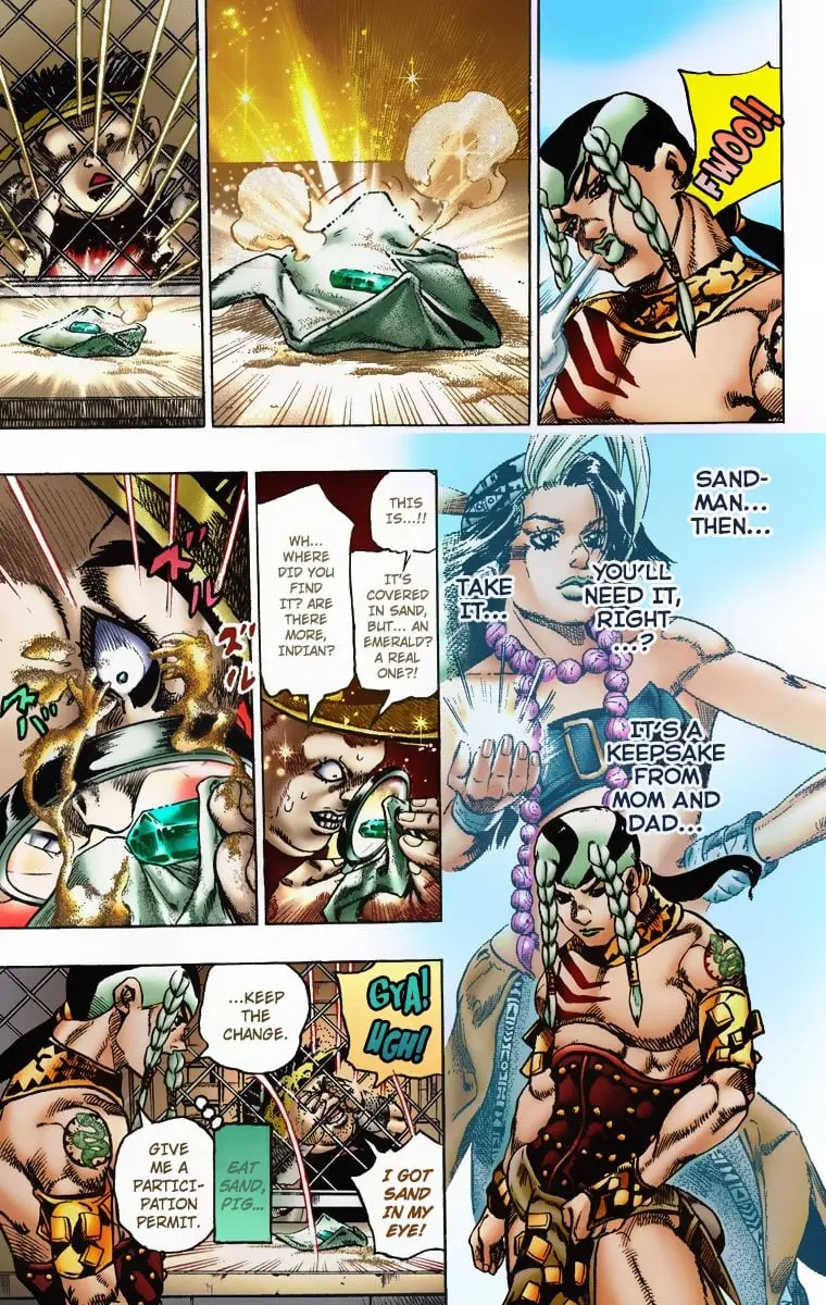 JoJo's Bizarre Adventure Steel Ball Run Colored Manga — Chapter 4 — Page 14