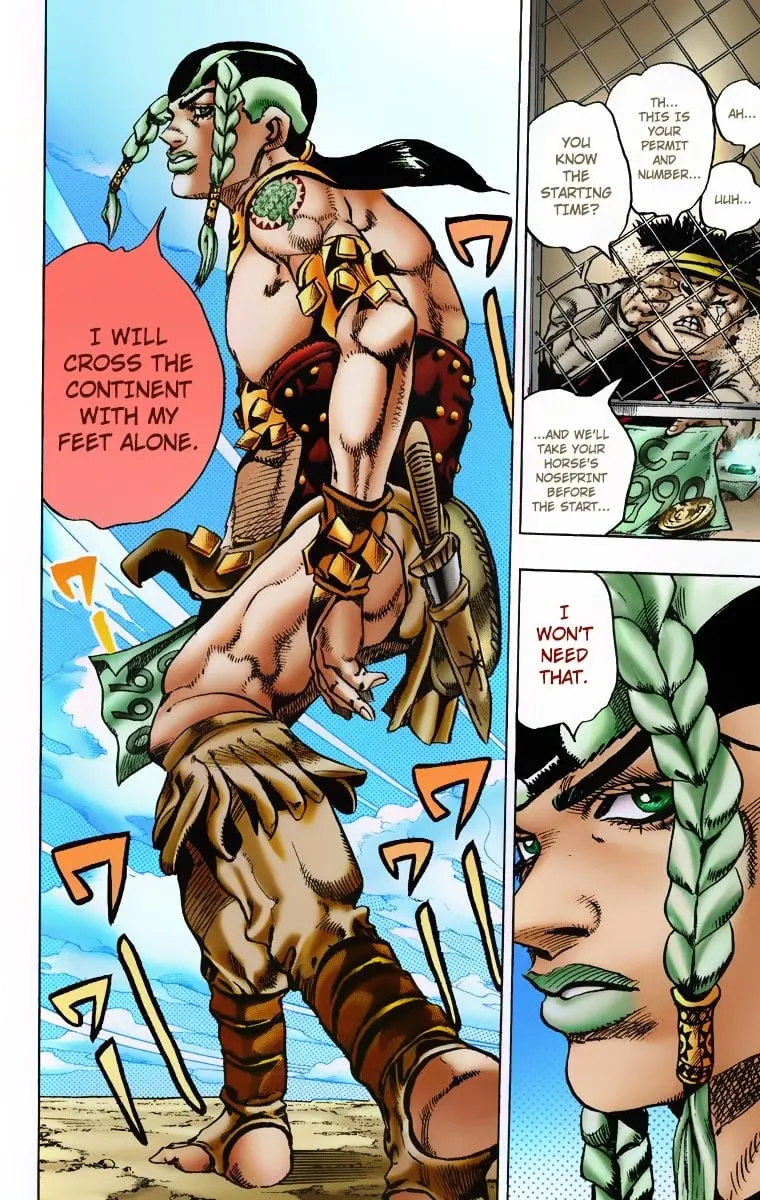 JoJo's Bizarre Adventure Steel Ball Run Colored Manga — Chapter 4 — Page 15