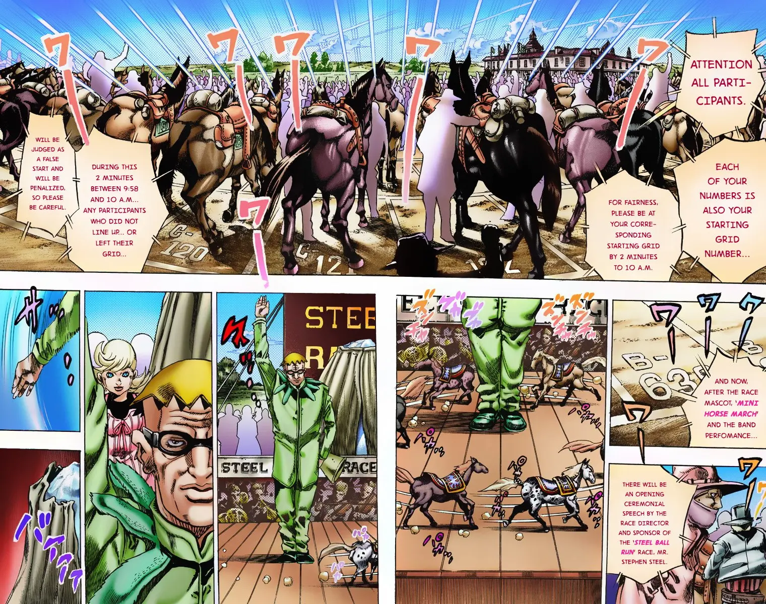 JoJo's Bizarre Adventure Steel Ball Run Colored Manga — Chapter 4 — Page 17
