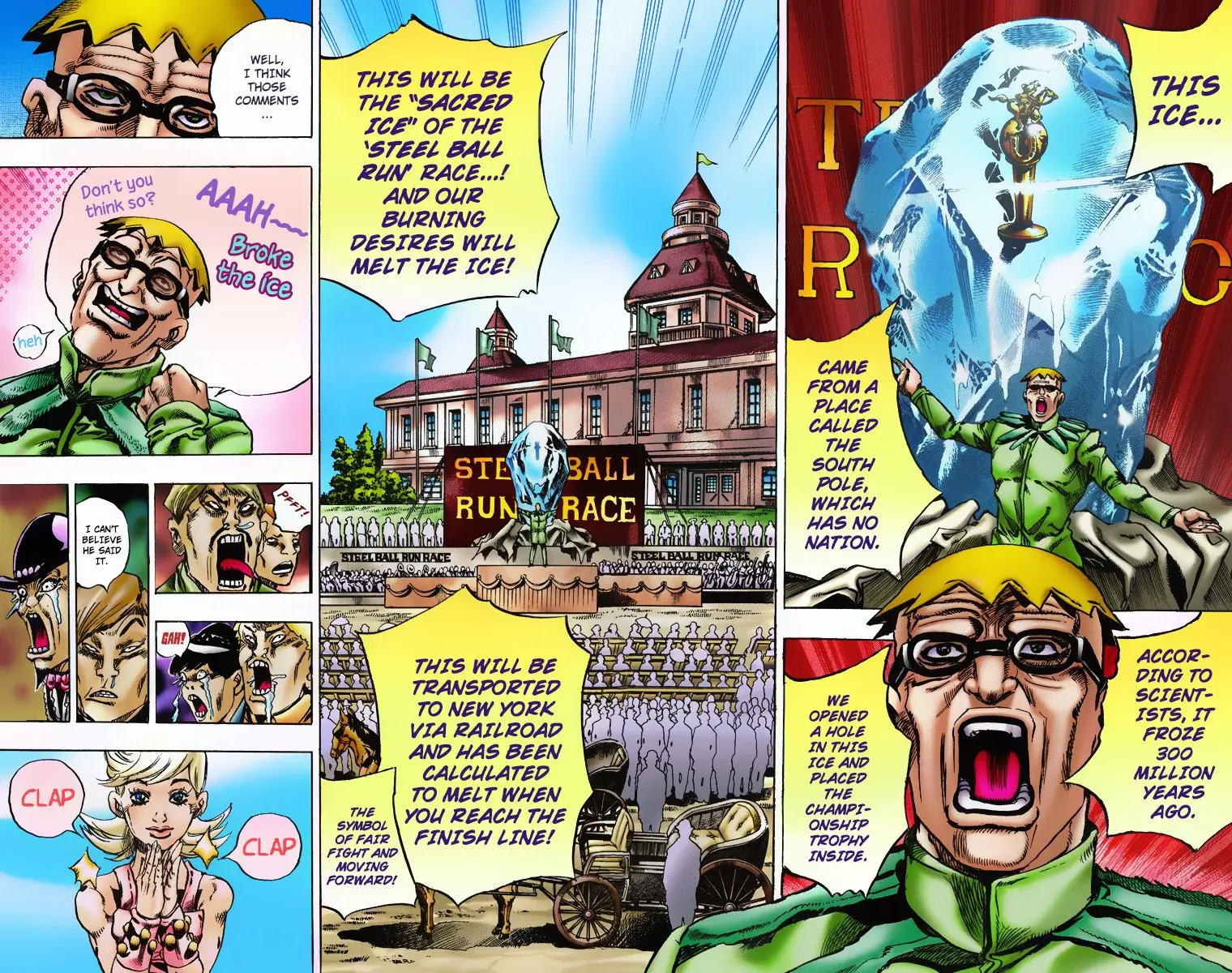 JoJo's Bizarre Adventure Steel Ball Run Colored Manga — Chapter 4 — Page 18