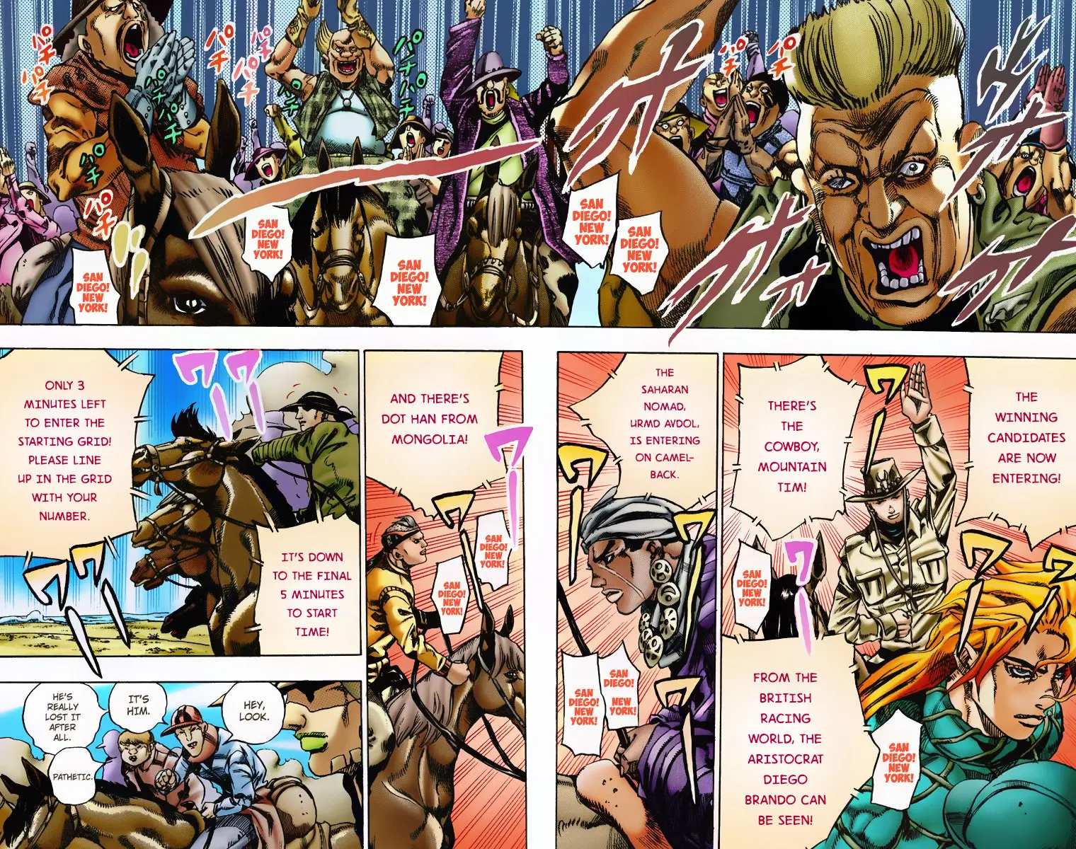 JoJo's Bizarre Adventure Steel Ball Run Colored Manga — Chapter 4 — Page 19