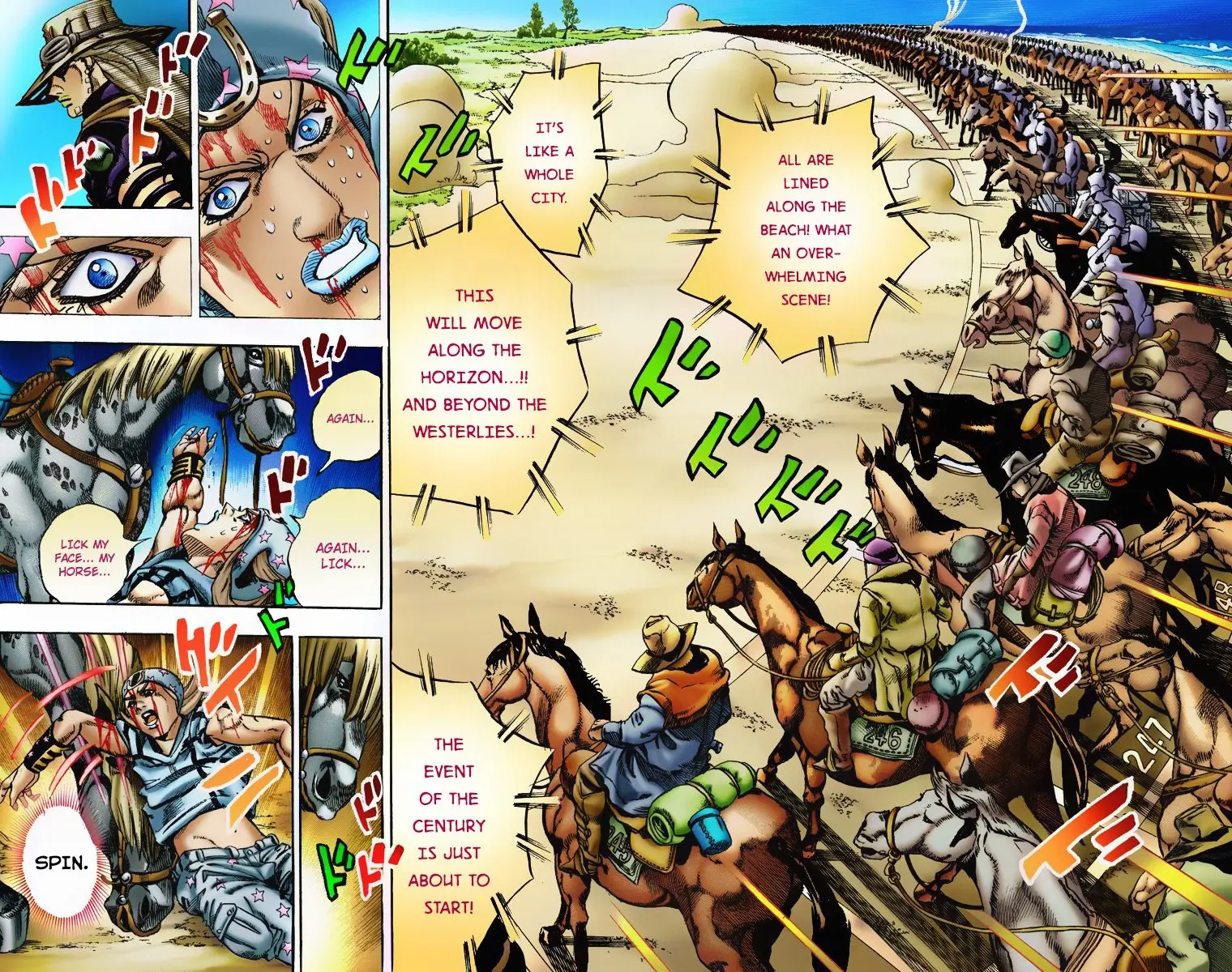 JoJo's Bizarre Adventure Steel Ball Run Colored Manga — Chapter 4 — Page 24