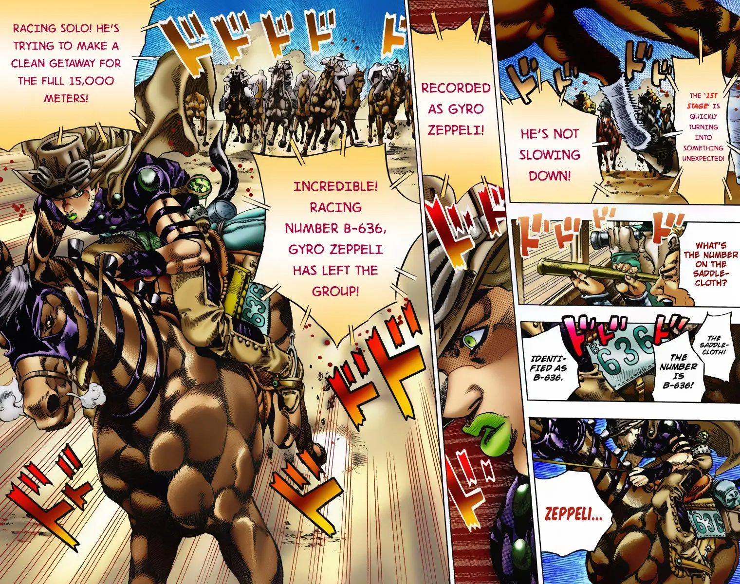 JoJo's Bizarre Adventure Steel Ball Run Colored Manga — Chapter 5 — Page 6