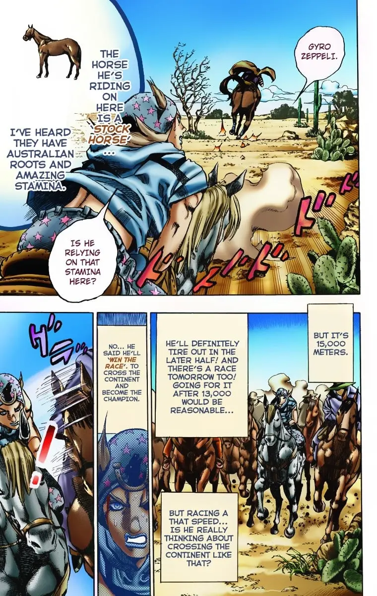 JoJo's Bizarre Adventure Steel Ball Run Colored Manga — Chapter 5 — Page 8