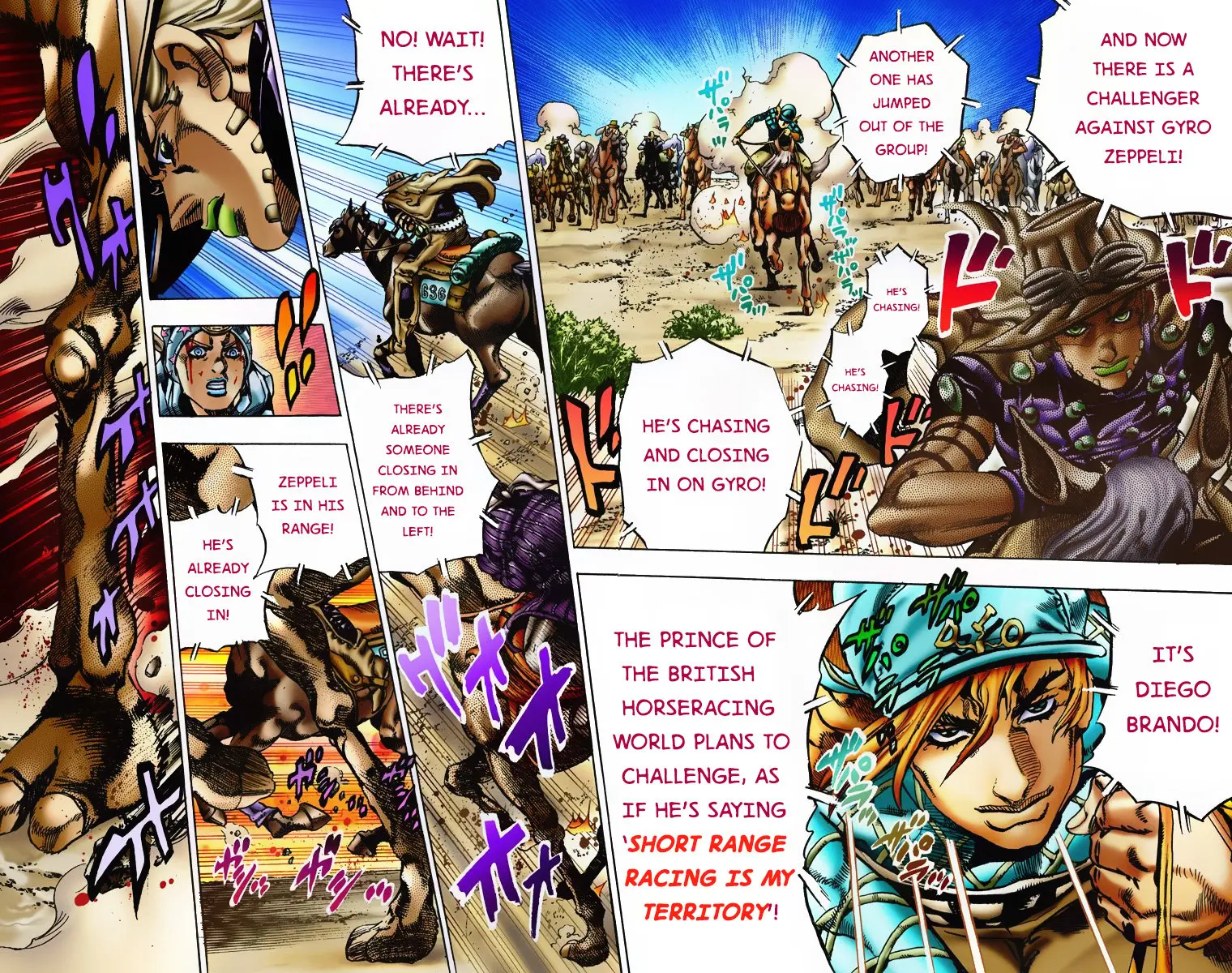 JoJo's Bizarre Adventure Steel Ball Run Colored Manga — Chapter 5 — Page 11