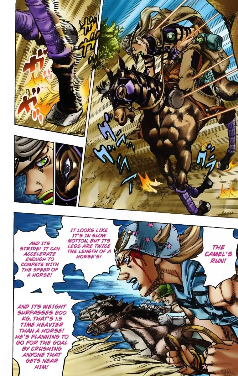 JoJo's Bizarre Adventure Steel Ball Run Colored Manga — Chapter 5 — Page 14